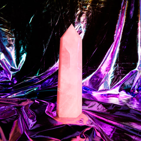 Rose Quartz Pillar