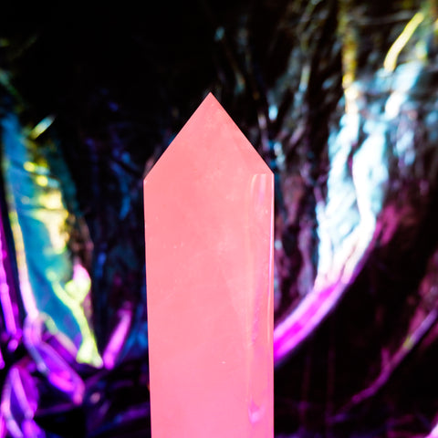 Rose Quartz Pillar