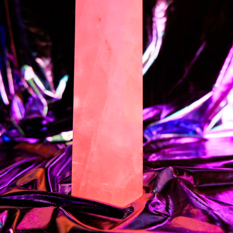 Rose Quartz Pillar