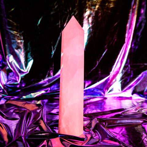 Rose Quartz Pillar