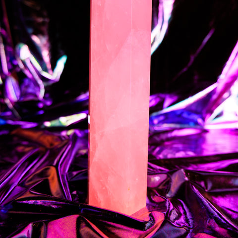 Rose Quartz Pillar