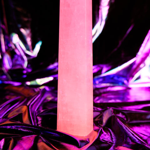 Rose Quartz Pillar