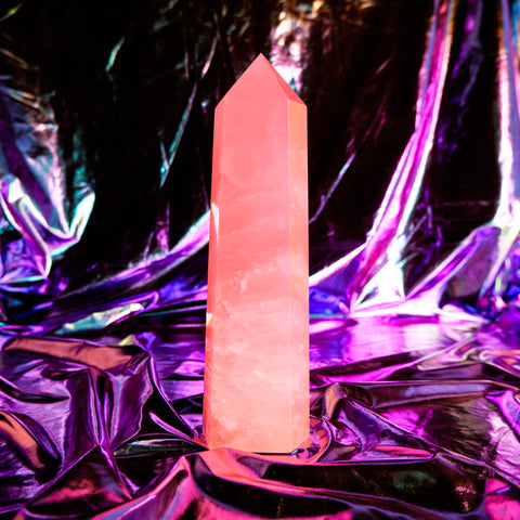 Rose Quartz Pillar