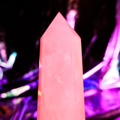 Rose Quartz Pillar