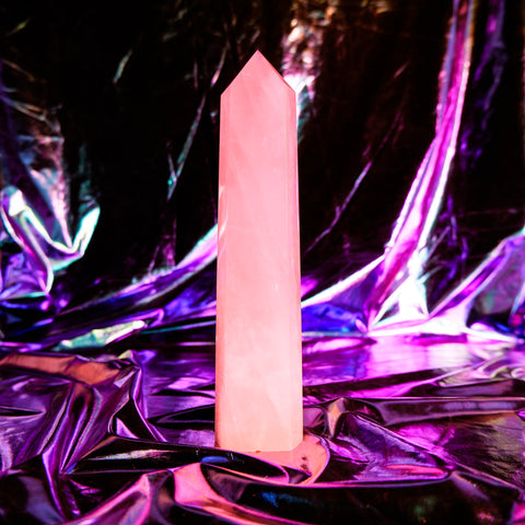 Rose Quartz Pillar