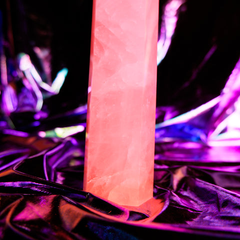 Rose Quartz Pillar