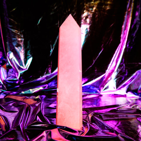 Rose Quartz Pillar