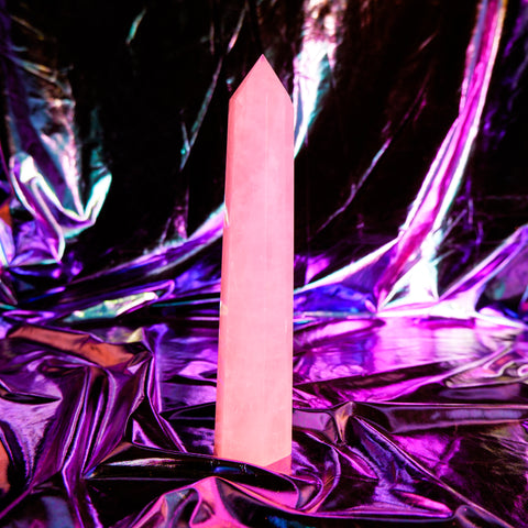 Rose Quartz Pillar