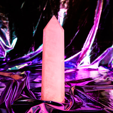 Rose Quartz Pillar