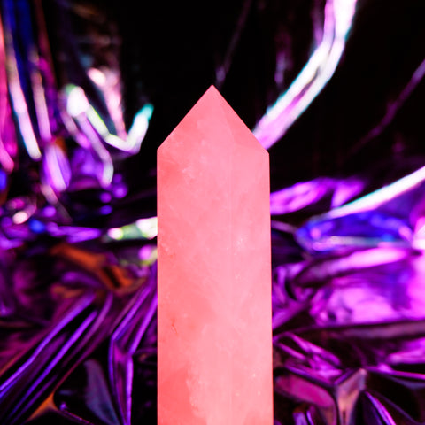 Rose Quartz Pillar