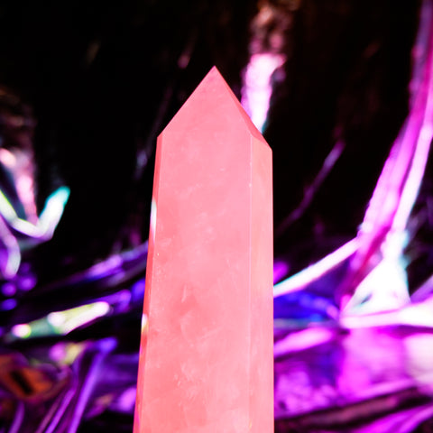 Rose Quartz Pillar