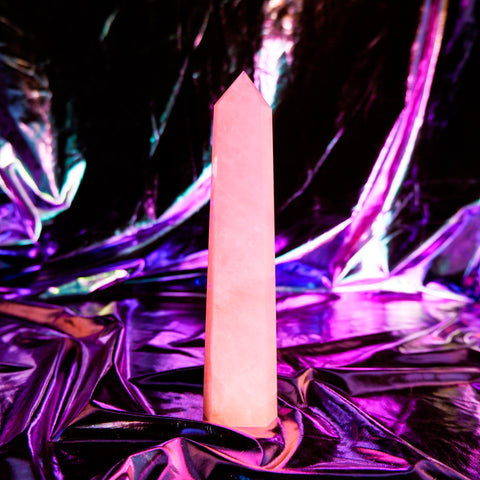 Rose Quartz Pillar