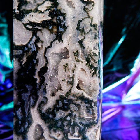 Moss Agate Pillar