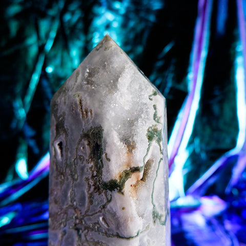 Moss Agate Pillar