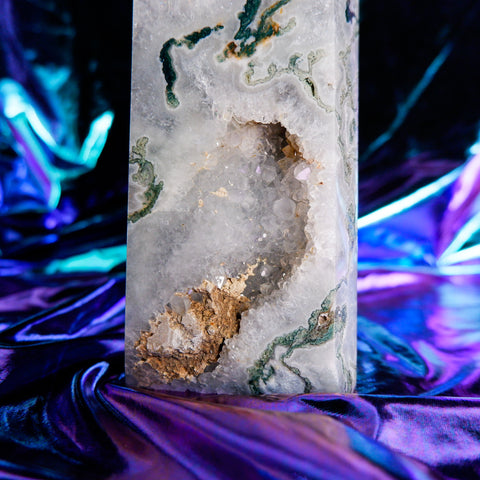 Moss Agate Pillar