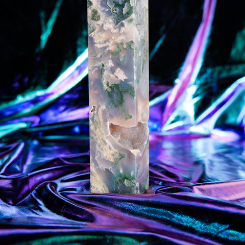 Moss Agate Pillar