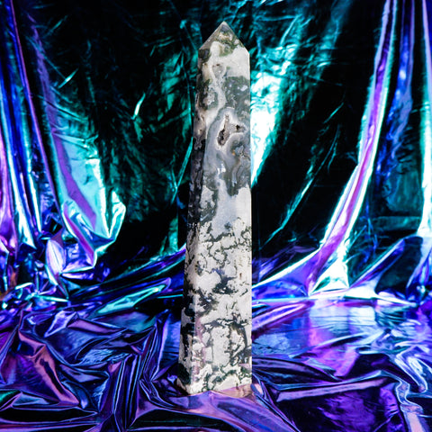 Moss Agate Pillar