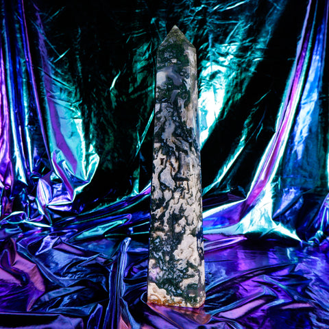 Moss Agate Pillar