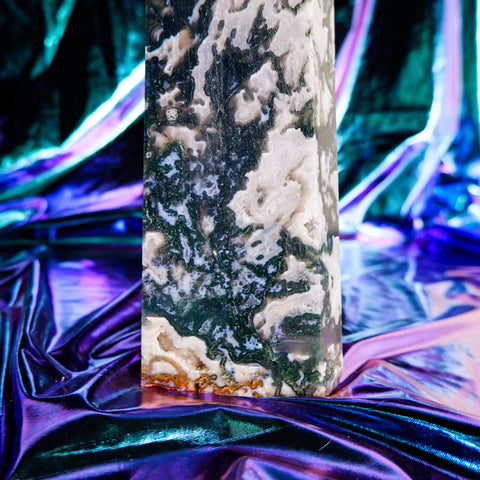 Moss Agate Pillar