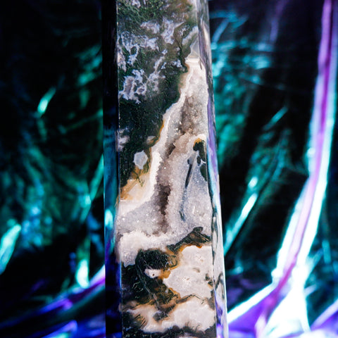 Moss Agate Pillar