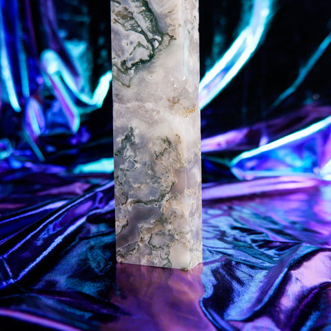 Moss Agate Pillar