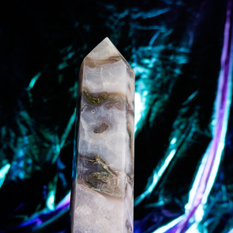 Moss Agate Pillar