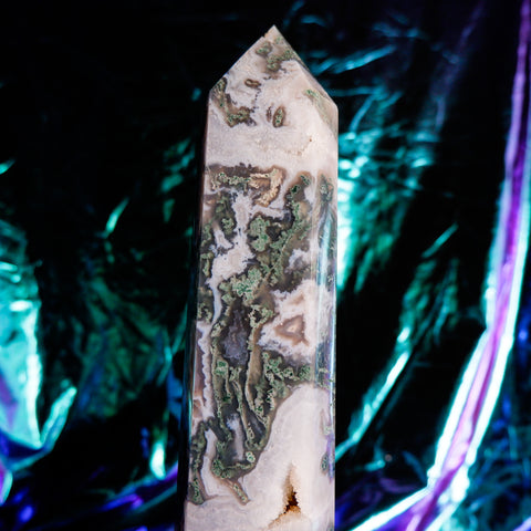 Moss Agate Pillar