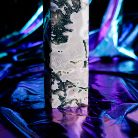 Moss Agate Pillar