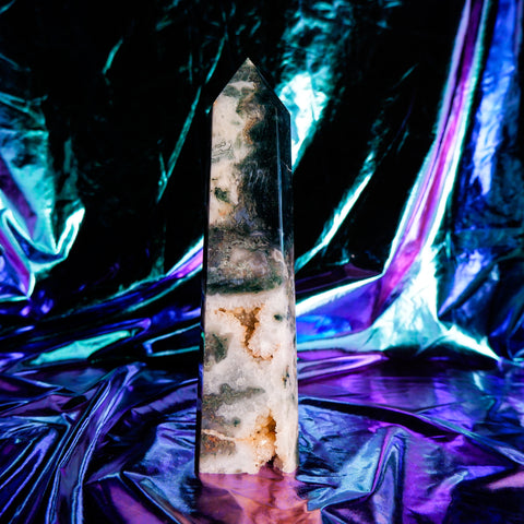 Moss Agate Pillar