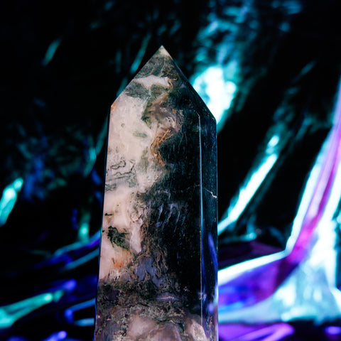 Moss Agate Pillar