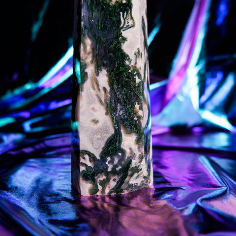 Moss Agate Pillar