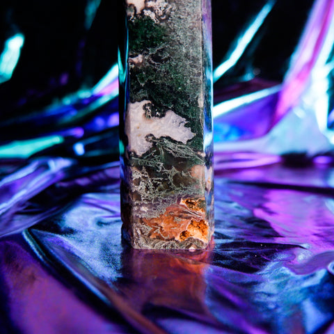 Moss Agate Pillar