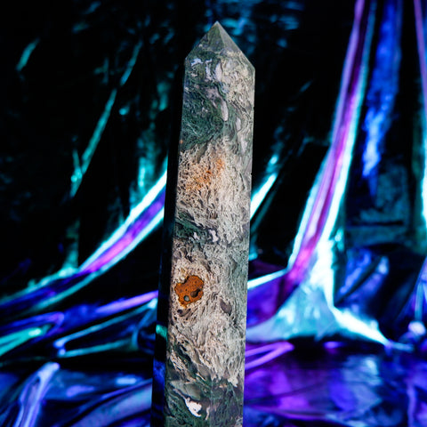 Moss Agate Pillar