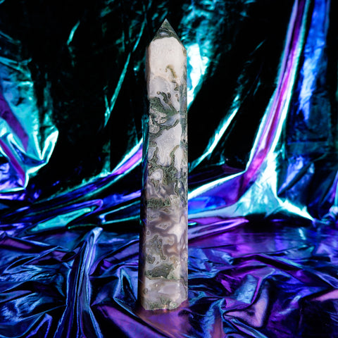 Moss Agate Pillar