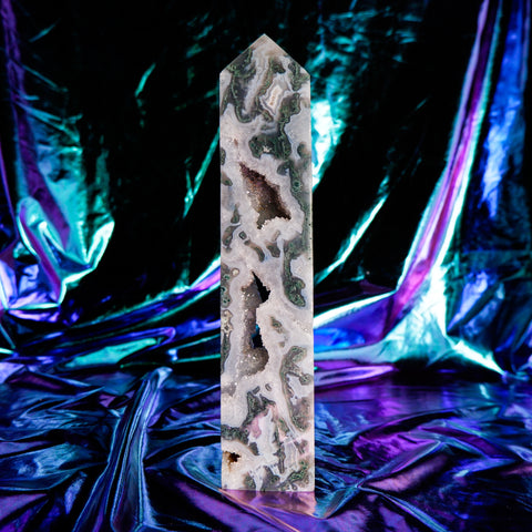 Moss Agate Pillar