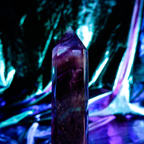 Rainbow Fluorite Pillar