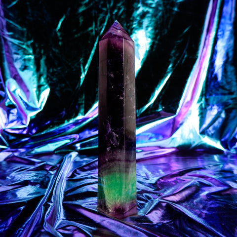 Rainbow Fluorite Pillar