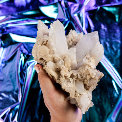 Himalayan Quartz Cluster 17CM x 14CM x 1.95KG