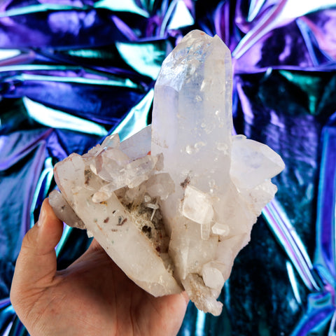 Himalayan Quartz Cluster 16CM x 14CM x 1.25KG