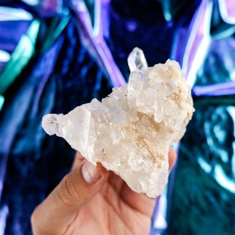 Himalayan Quartz Cluster 10CM x 8CM x 0.3KG