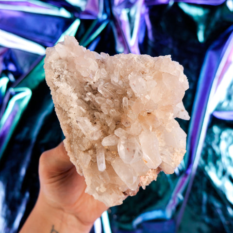 Himalayan Quartz Cluster 13CM x 10CM x 0.7KG