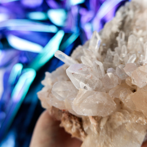 Himalayan Quartz Cluster 13CM x 10CM x 0.7KG