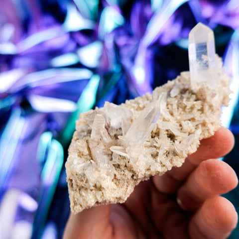 Himalayan Quartz Cluster 11CM x 4CM x 0.14KG