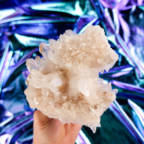 Himalayan Quartz Cluster 14CM x 10CM x 1KG