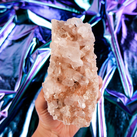 Himalayan Quartz Cluster 17CM x 7CM x 0.9KG