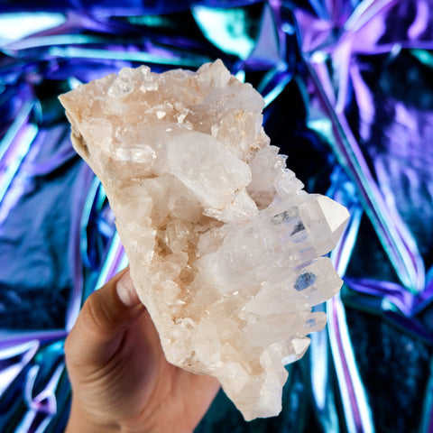 Himalayan Quartz Cluster 16CM x 8CM x 1KG