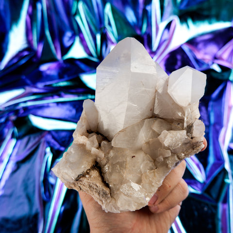 Himalayan Quartz Cluster 15CM x 10CM x 1.3KG