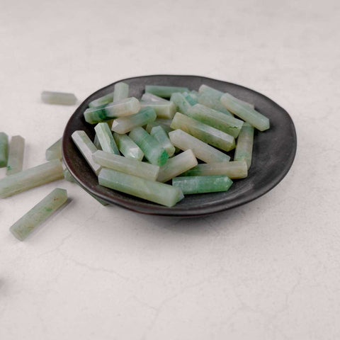 Green Aventurine Gridding Point - Crystal & Stone