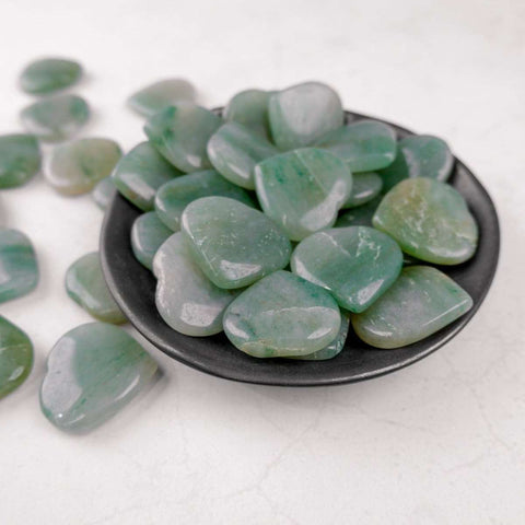 Green Aventurine Heart - Mini - Crystal & Stone