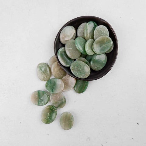 Green Aventurine Worry Stone - Crystal & Stone